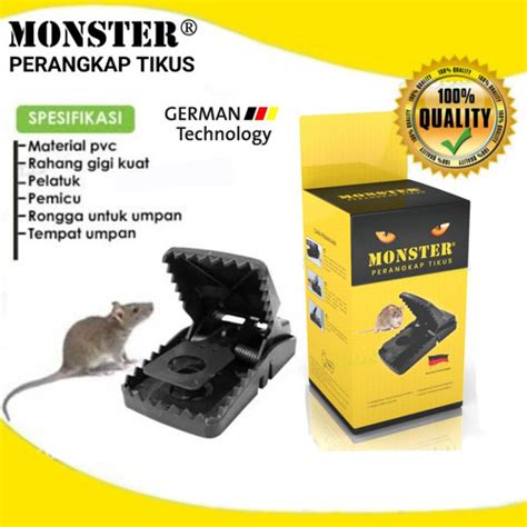 Jual Perangkap Tikus Jebakan Tikus Paling Aman Tanpa Racun Merk MONSTER - Jakarta Pusat ...