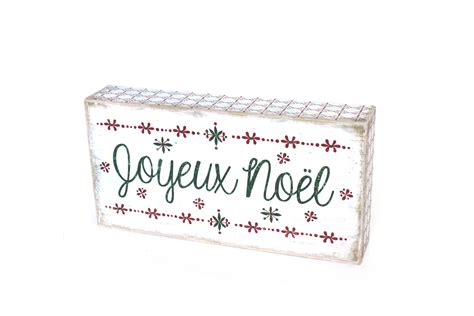 Joyeux Noel Box Sign – The Parish Line