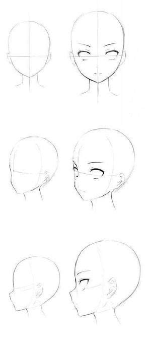 Como Desenhar Rosto De Anime Feminino De Frente Passo A Passo Desenhos