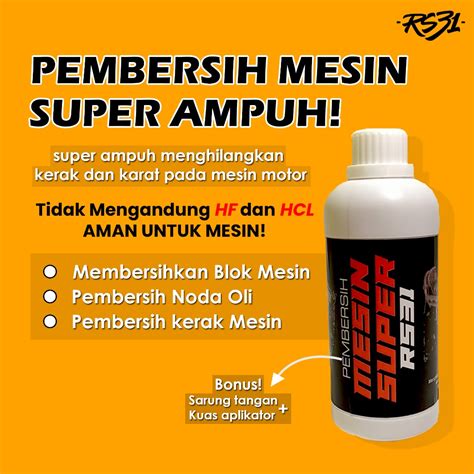 Jual RS31 Cairan Pembersih Mesin Super 500ML Penghilang Kerak