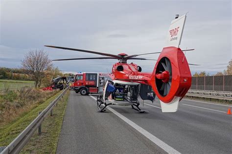 Schwerer Lkw Unfall Auf Der A Am Dreieck Nossen Radio Erzgebirge