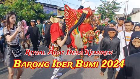 Ritual Adat Barong Ider Bumi Desa Kemiren 2024 YouTube