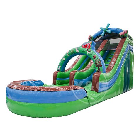 New Design Zoo Inflatable Water Slide Pangao Inflatable Co Ltd