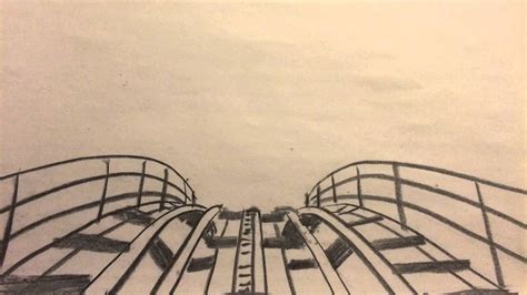 Roller Coaster Sketch at PaintingValley.com | Explore collection of ...