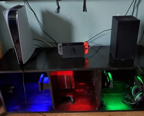 Finally completed my console family! : r/gamingsetups