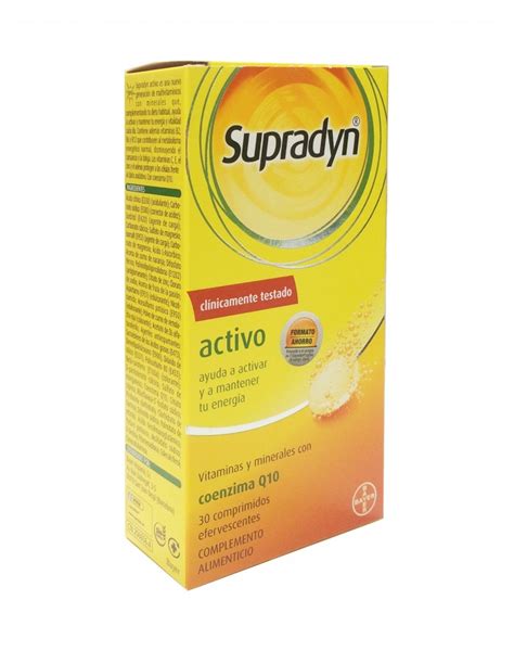 Compra Supradyn Activo Q10 30 Comprimidos Efervescentes En Farmaten