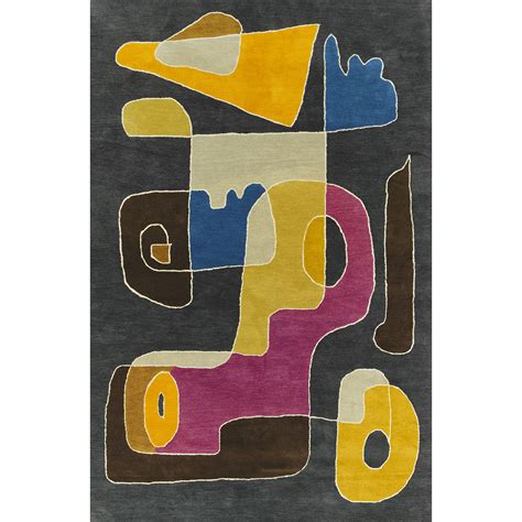 Profil Nocturne Area Rug By Toulemonde Bochart 02381 1724 NUIT