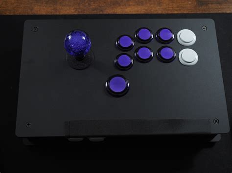 Mini Fightstick W 24mm Buttons Custom Enclosure By Eternal Rivals