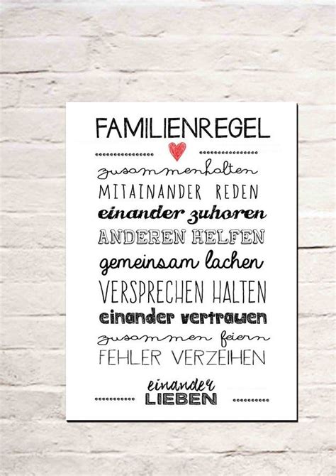 Familienregeln Familienregeln Familie Lachen