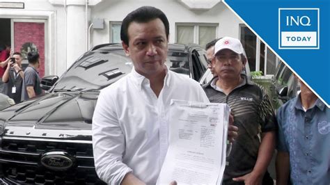 Trillanes Files Plunder Graft Raps Vs Ex President Duterte Bong Go