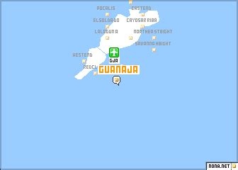 Guanaja (Honduras) map - nona.net