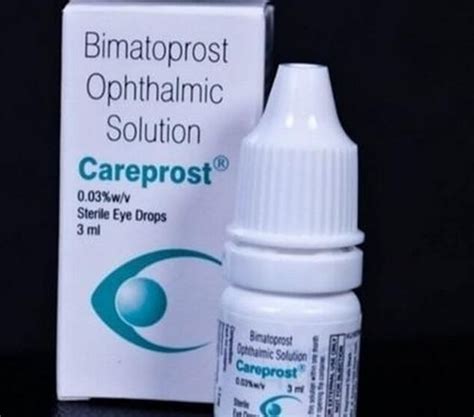 Bimatoprost Ophthalmic Solution Generic Latisse Sealed Authentic Careprost Eyelash Growth Serum