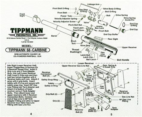 Tippmann 68 Carbine Parts And Diagram TippmannParts