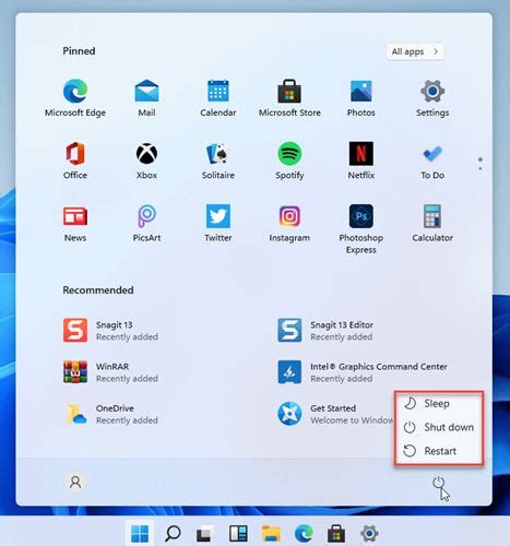 How To Enable And Add Hibernate To The Start Menu In Windows 11