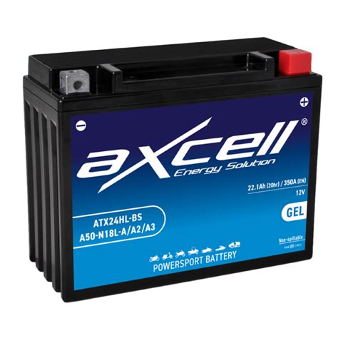 Batterie Gel U1R9 12N24 3A Axcell Bebel Motoculture