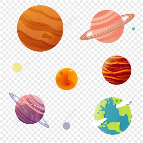 Vector Flat Universe Planet Space, Starry Sky, Planets Clipart, Vector ...