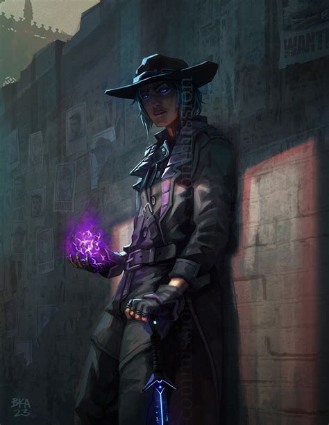 Artstation Female Warlock