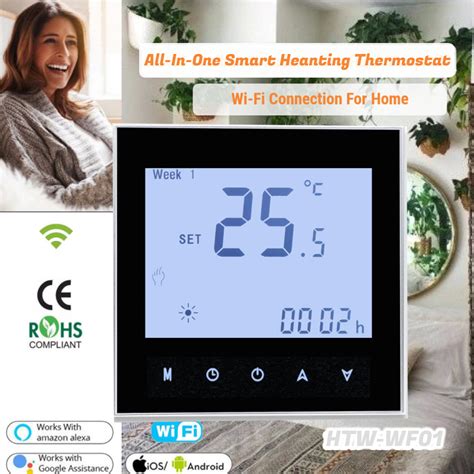 TUYA Smart IOT Electric Underfloor Heating WIFI Thermostat With Alexa