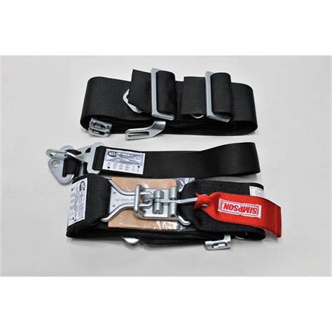 Garage Sale Simpson 29061bk Black 5 Point Seat Belt Harness Set