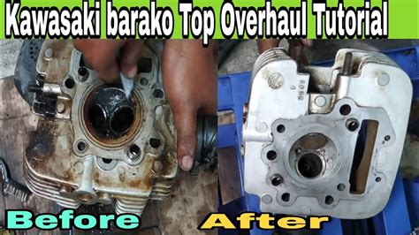 Kawasaki Barako Top Overhaul Palit Valve Seal At Piston Ring Part 1