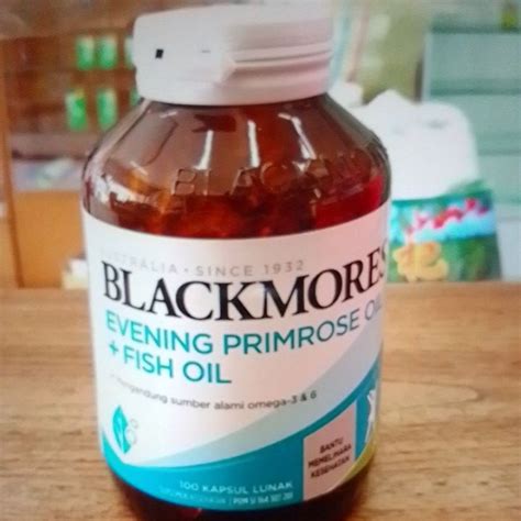 Jual Blackmores Evening Primrose Oil Fish Oil 100 Kapsul Lunak