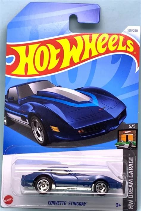 Hot Wheels Corvette Stingray Mainline Hw Dream Garage