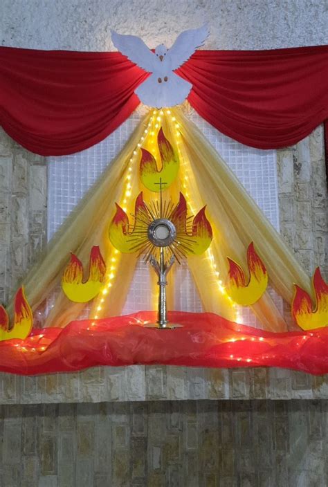 Pentecostes Church Decor