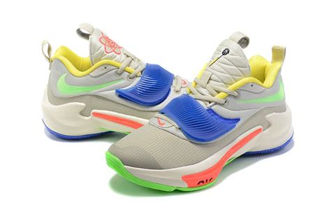 Nike Zoom Freak 3 “Primary Colors” Sail Green Yellow Red Blue - FavSole.com