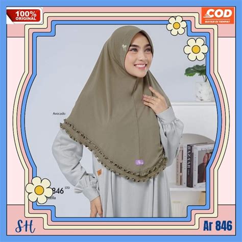 Jual Arrafi Ar Jilbab Hijab Kerudung Bergo Krudung Wanita Dewasa