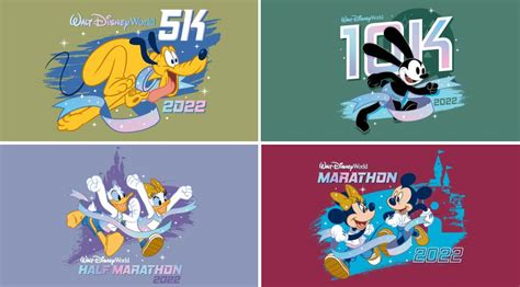 RunDisney Walt Disney World Marathon Weekend 2022 Character Themes