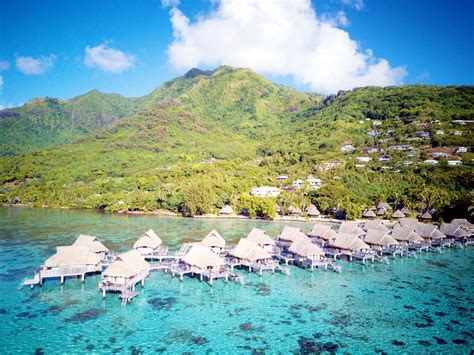 34 Drone Photos of Overwater Bungalows In Tahiti