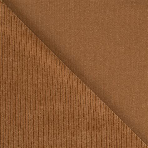 Tissu Jersey Velours Florida Caramel Tissus Des Ursules