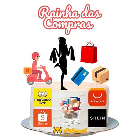 Topo De Bolo Topo De Bolo Rainha Das Compras