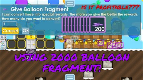 How To Profit With Balloon Fragment Balloon Warz Growtopia YouTube