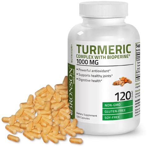 Turmeric Complex With Bioperine® 1 000 Mg 120 Capsules Uhealthstore