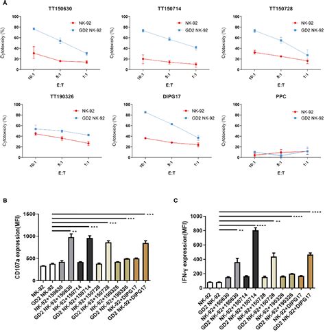 Frontiers Anti Tumor Efficacy Of Anti Gd2 Car Nk 92 Cells In Diffuse