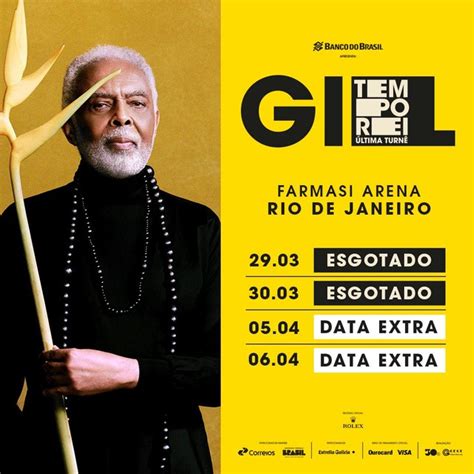 Ultima Turn De Gilberto Gil Tempo Rei Ganha Duas Datas Extras No