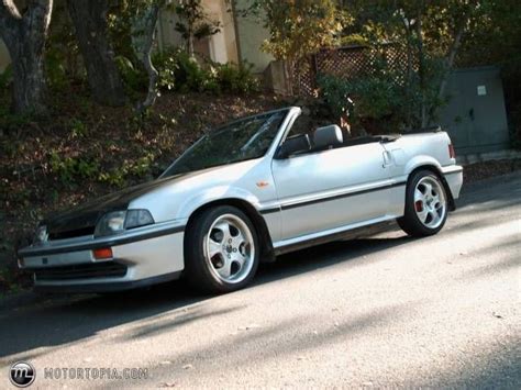 Convertible Honda CRX | Honda civic, Civic, Honda