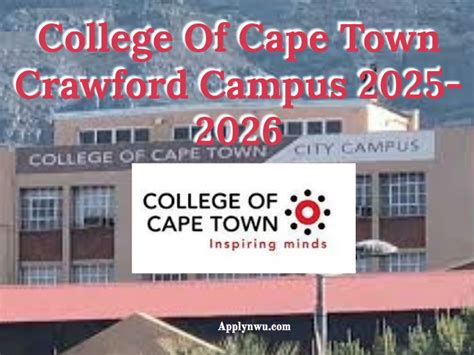 College Of Cape Town Crawford Campus 2025 2026 Tvet Colleges