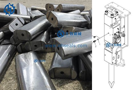 Furukawa Hydraulic Breaker Spare Parts HB20G HB30G Rod Pin Chisel