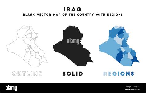 República de Irak mapa Fronteras de la República de Irak para su