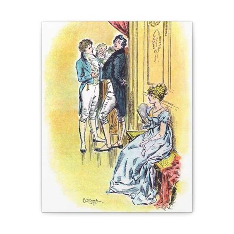 Elizabeth Bennet And Mr Darcy Saying She Is Tolerable But Not Handsome