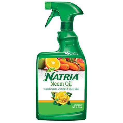 Natria 24 Fl Oz Neem Oil Organic Natural Insect Killer Trigger Spray In The Pesticides