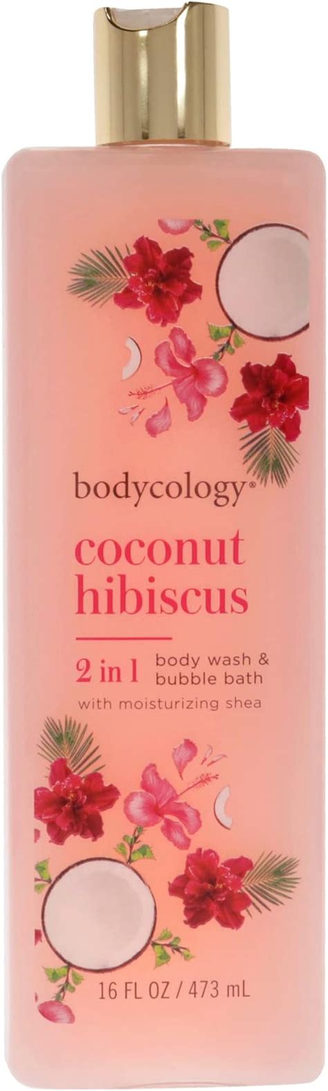 Bodycology Coconut Hibiscus For Women 16 Oz Body Wash Uk