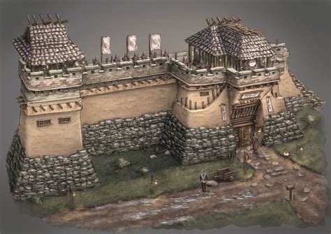 Fortress Wall By Ortsmor On Deviantart