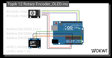 Arduino Rotary Encoder Oled Ino Wokwi Esp Stm Ardui Nbkomputer