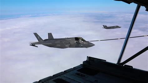 F35b Lightning Ii Stealth Fighter Conducts | Editorial Video ...