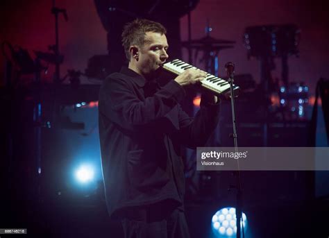 Gorillaz Lead Singer Damon Albarn Performs With The Band At The News