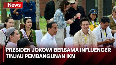 Presiden Jokowi Ajak Influencer Tinjau Pembangunan IKN YouTube