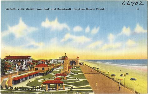 General View Ocean Front Park And Boardwalk Daytona Beach Flickr